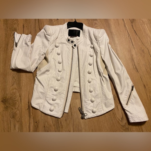 Vintage L.G.B (Le Grande Bleu/Japan) soft leather Rockstar-style jacket. Rare💕 - Picture 3 of 16